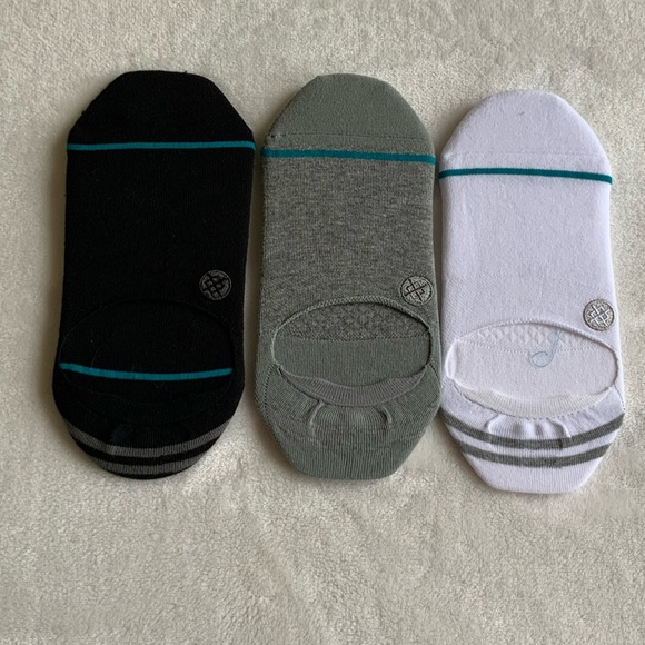 (3) Stance Solids Gammut Men’s No Show Socks